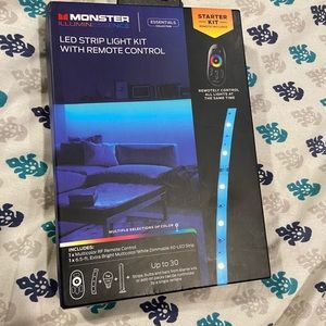 Brand new light set with remote changes colors!